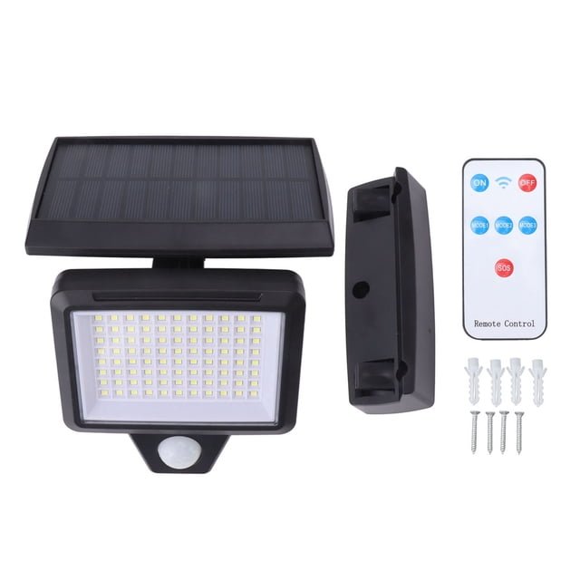 Luces de seguridad solares LED, luces de movimiento solares impermeables Luces de pared de movimiento solar Luces de seguridad con sensor de movimiento Calidad de nivel superior