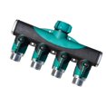 thumbnail image 1 of Válvula de Adaptador de Grifo de 4 Vías, Conector de Tubo de de Jardín de Colector de Cierre Cola Divisor de grifo múltiple, 1 of 7