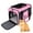 PINK, variant on Cat Carriers Pet Carrier for Medium / Large Cats, Small Dog Carrier Soft Sided, Collapsible Travel Puppy Kennel Navy