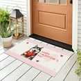 thumbnail image 3 of Happy Valentine's Day Siberian Husky Brings Love Heart Doormat Husky Dog Lover Gifts Indoor Outdoor Welcome Mat - 02028, 3 of 5