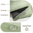 thumbnail image 6 of Round Area Rugs Collection 8 Ft, Grass Green Retro Greek Key Non-Slip Residential Carpet, Geometric Greece Ancient Rustic Indoor Crawling Mats Runner Rugs for Living Room/Dining Room/Bedroom, 6 of 8