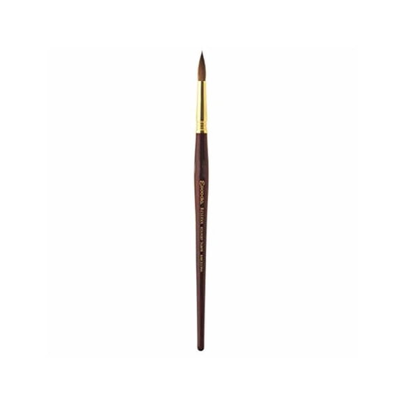 Escoda Reserva 1212 Series Artist Watercolor Short Handle Paint Brush, Size 20, Round