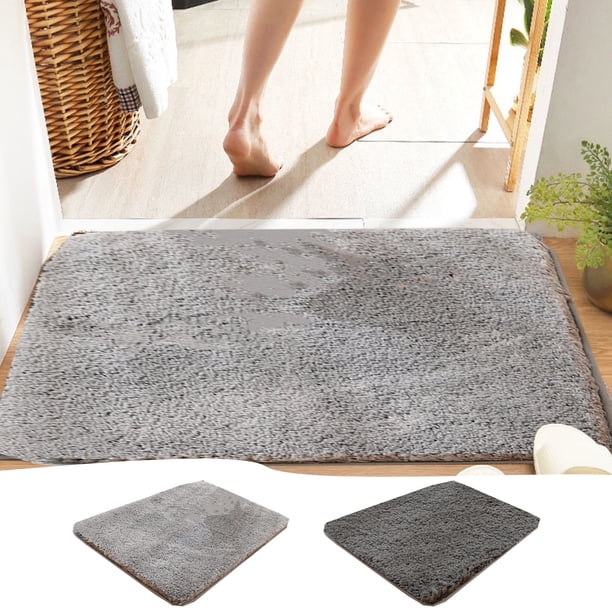 Alfombrillas para el baño Alfombrillas absorbentes para la puerta del baño Alfombras antideslizantes para el inodoro Alfombrillas para el baño Alfombrillas para los pies de secado rápido Akmoler