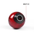 thumbnail image 3 of Universal Red Carbon Fiber Gear Shift Knob Stick Shifter Lever Knob M8 M10 M12, 3 of 5