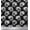 Black, variant on Soimoi Polyester Crepe Fabric Fish Block Printed Fabric 1 Yard 42 Inch Wide