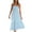 Light Blue, variant on IROINNID Wedding Guest Dresses for Women Homecoming Party Summer Bohemian Solid Color Strapless Party Long Maxi Dress Trendy Formal Dress,Red