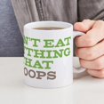 thumbnail image 6 of CafePress - Don't Eat Anything That Poops - 11 oz Ceramic Mug - Novelty Coffee Tea Cup, 6 of 6