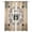 Brown, variant on Vintage Bees Crowns Blackout Curtains 39 Inches Long, Rustic Leaves Rings Burlap Thermal Insulated Black Out Curtains, Short Darkening Window Curtain Drapes for Cafe Bedroom 27.5"x39" 2 Panels