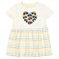 thumbnail image 3 of Inktastic Monster Truck Love Heart for Kids Girls Baby Dress, 3 of 5