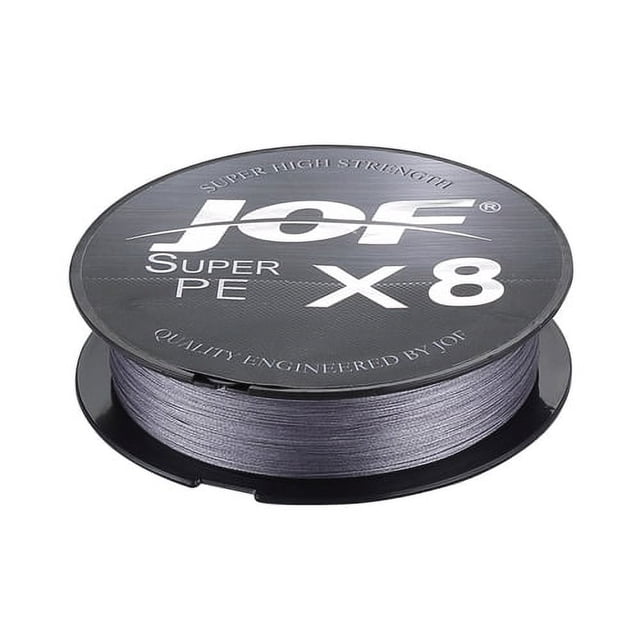 Braid PE Fishing Line, Super Strong 8 Strands Multifilament Fishing String High Strength Line For Luring Fishing Saltwate Low-Vis Gray X8 500M 30LB 0.23MM