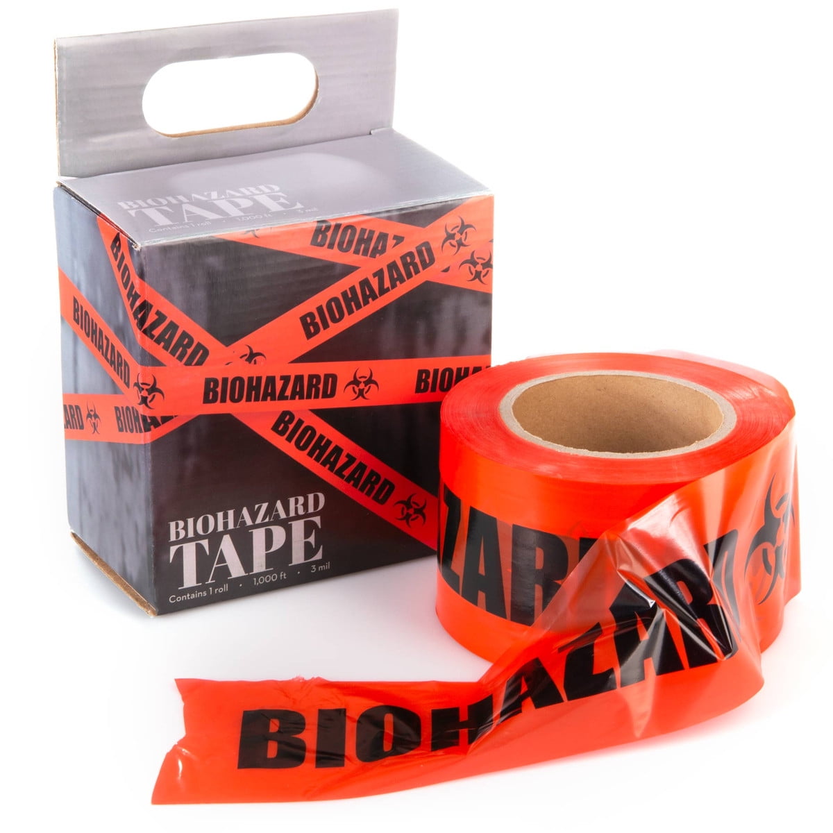 50 impressions per roll CAUTION BIOHAZARD barrier warning hazard cordon tape 