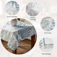 thumbnail image 5 of Blue Coral Coastal Table Cloth Waterproof Tablecloths, Summer Beach Ocean Starfish Conch Tablecloth Dining Table Cover for Kitchen Party Tabletop Outdoor, Square Tablecloth 54x54 Inch, 5 of 9