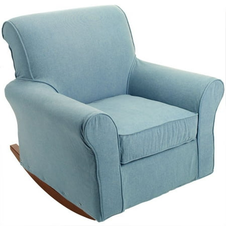 Dorel Rocker Slipcover, Light Blue
