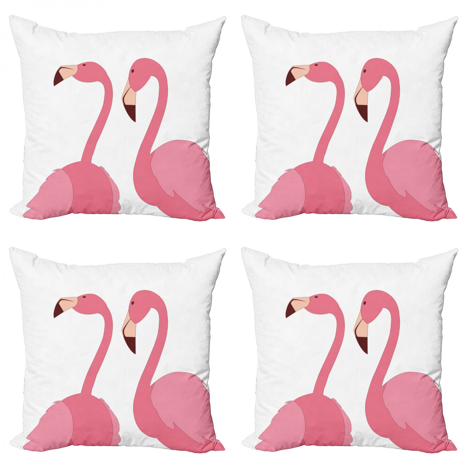 decorative throw pillow flamingo hibiscus flower exotic cushion cover 