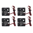 thumbnail image 3 of 4 Uds. Ventilador De Refrigerador De 2 Pines Mini DC Con Bajo Ruido, 24DBA Que Funciona Para La Extrusora De Impresora 3D Hot End V6 V5 CPU, 3 of 7