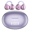 thumbnail image 1 of Cshidworld Audífonos de Oído Abierto, Audífonos Inalámbricos Bluetooth 6.0 con Pantalla Inteligente, Cancelación de Ruido, 50 H de Reproducción, Diseño Ligero con Clip de Running, Hacer Ejercicio y D, 1 of 7
