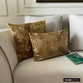 thumbnail image 5 of Pillow Cover, Gold Throw Pillow Cover Couch, Spiral Sequins Pillow Cover, 20x20 inch (50x50 cm) Pillow Cover Decorative, Geometric Modern Pillow Cover, Square Silk - Golden Touch, 5 of 10