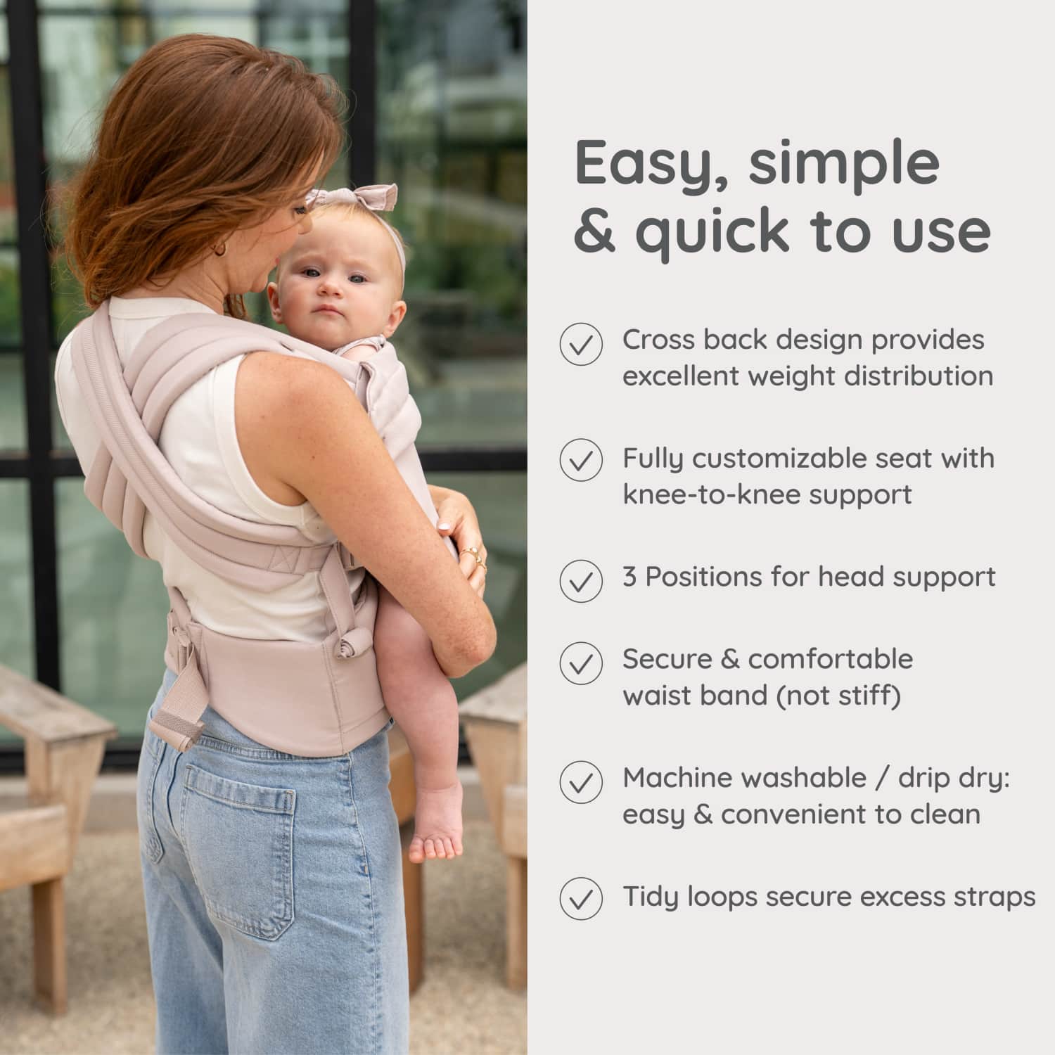 Infantino Honey Blossom Ergonomic Baby Carrier, Infant to Toddler photo 4