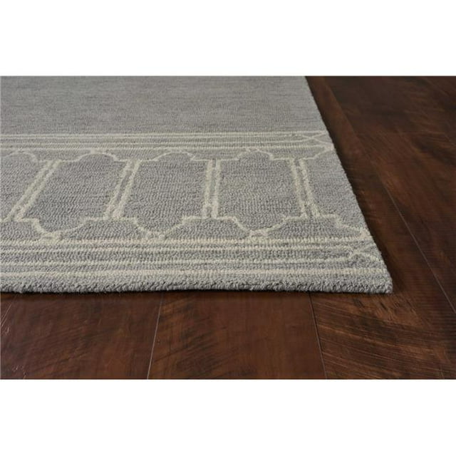 HomeRoots 352551 5 x 7 ft. Wool Grey Area Rug