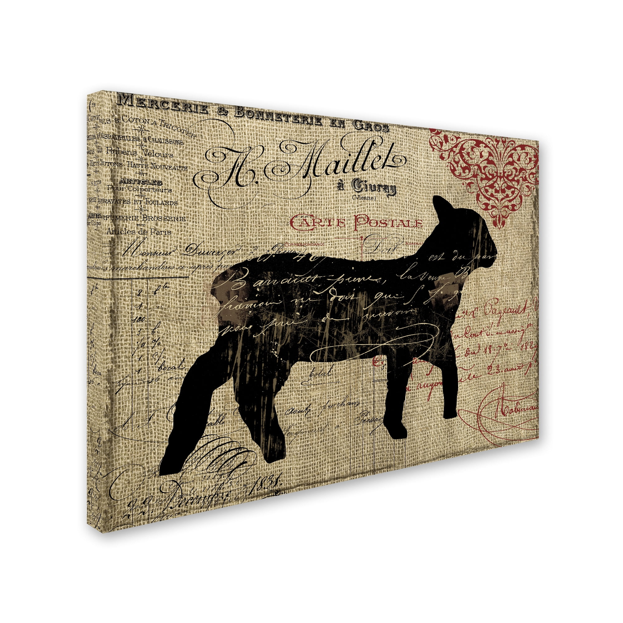 Trademark Fine Art "Paris Farms III" Canvas Art by Color Bakery