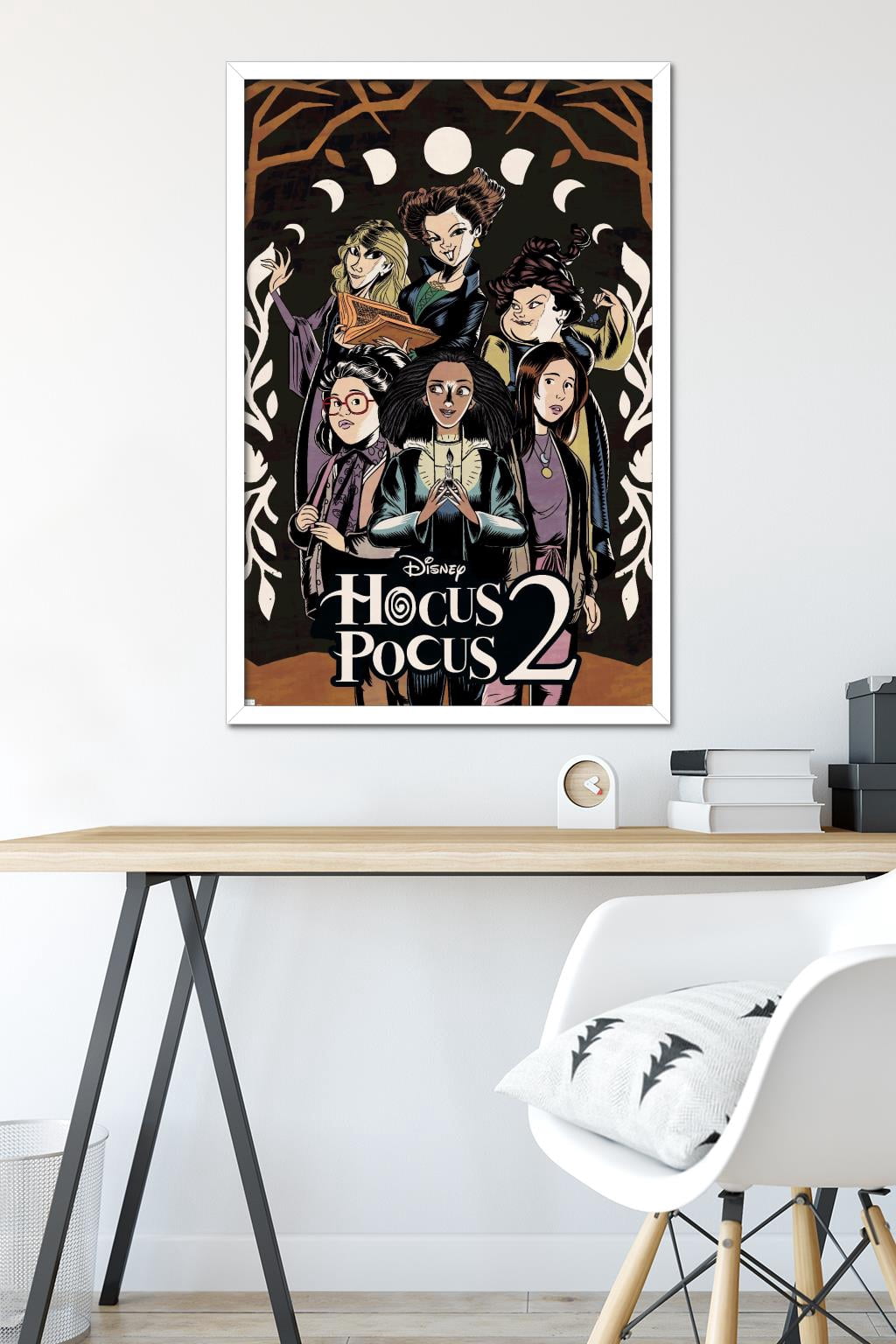 Disney Hocus Pocus 2 - Group Wall Poster, 22.375" x 34" Framed