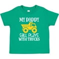 thumbnail image 3 of Inktastic Construction My Daddy Still Plays with Trucks Boys or Girls Toddler T-Shirt, 3 of 5