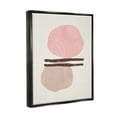 thumbnail image 3 of Stupell Pastel Pink Geometric Shapes Abstract Painting Black Floater Framed Art Print Wall Art, 3 of 6
