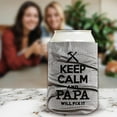 thumbnail image 5 of Funny Can Cooler Keep Calm Papa Will Fix It Father's Day Gift for Dad or Grandpa 2-Pack Can Drink Thermocoolers, 5 of 8