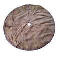 thumbnail image 4 of Kurt Adler 48 Pouces Satin Argenté avec Imprimé Border Treeskirt, 4 of 4
