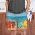 thumbnail image 7 of GZHJMY Beach Slippers Pajama Pants Short for Men, Lounge Pants Lightweight Men Pajama Bottoms with Drawstring Pockets, Christmas New Year Birthday Gifts, X-Large, 7 of 7