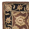 thumbnail image 3 of SAFAVIEH Classic Shanelle Traditional Wool Runner Rug, Rust/Black, 2'3" x 10', 3 of 5