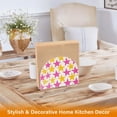 thumbnail image 6 of Yayeee Napkin Holder for Table Kitchen Paper Tissue Organization, Yellow Pink Stars, 6 of 8