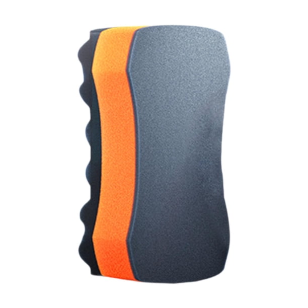 Esponja ergonómica multifuncional para lavado de autos, multiusos, para automóviles y embarcaciones. Mandarina