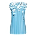 thumbnail image 5 of Dianli Tank Top for Women Metal Ring Camisole Blouses Oversized Tank Tops with Built in Bras Sleeveless Crewneck Floral Print Summer Tops S-XXL Womens Tops, 5 of 5