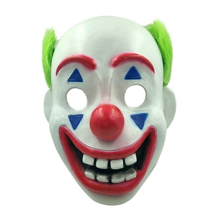 Men Creepy Clown Mask Scary Dance Dress Costume Party Props for ...