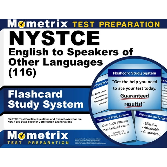NYSTCE English to Speakers of Other Languages (116) Flashcard Study System : NYSTCE Test Practice Questions and Exam Review for the New York State Teacher Certification Examinations (Cards)