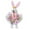 Pink, variant on Darzheoy Easter Wreaths for Front Door Easter Bunny Dolls Wreath Spring Easter Decorations with Ribbon for Door Walls Home Decoration