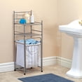 thumbnail image 2 of Brushed Nickel Tower with Hamper, 2 of 5