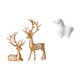 thumbnail image 1 of Escultura De Reno De Porcelana Europea, Coleccionable, Artesanal, Adorno Decorativo De Mesa Para Sala De Estar, Oficina, Interior, Armario, Chimenea., 1 of 8