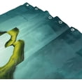 thumbnail image 4 of Coolnut Zombie Hand Heart Shape Bath Shower Curtain Liners 72"x72", 100% Polyester Waterproof with C-Shaped Curtain Hook Modern Bathroom Decoration 1 Panel, 4 of 5