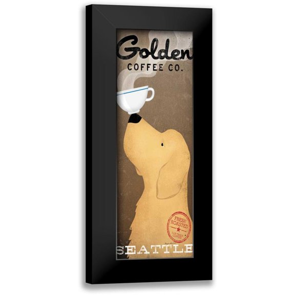 Fowler, Ryan 7x14 Black Modern Framed Museum Art Print Titled - Golden Coffee Co.