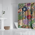 thumbnail image 2 of Waterproof Boho Style Shower Curtain 72x72 Inch Bohemian Colorful Floral Shower Curtains for Bathroom Hotel Home Decor with 12 Hooks, 2 of 5