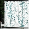 thumbnail image 3 of Ambesonne Modern Shower Curtain, Trees of Forest Illustration, 69"Wx70"L, Dark Teal, 3 of 4