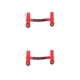 thumbnail image 4 of Advancent Mango de scooter plegable eléctrico universal, correa de asa de transporte, montaje de barra antivuelco ilimitado, cinturón atado a poste, Rojo 2piezas Advancent CBP440926, 4 of 6