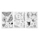 thumbnail image 1 of Sellos para hacer tarjetas, 3 uds., sellos transparentes, sellos transparentes, bricolaje, sellos transparentes diseñados para profesionales Jadeshay  A, 1 of 8