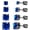 Blue-CZ 3-6mm, variant on 4 Pairs Titanium Hypoallergenic Earrings for Sensitive Ears,Rainbow 5A Cubic Zirconia Screw Back Stud Earrings for Women Men Surgical Stainless Steel Double Side Earrings Piercing