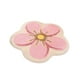 thumbnail image 2 of Alfombra de dormitorio con alfombra de flores de 60 cm de redondo • Esterilla de poliéster lavable antideslizante • Alfombra rosa decorativa para el estudio del salón, alfombra absorbente de agua y, 2 of 6