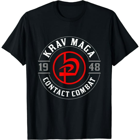 Old School Krav Maga Hebrew Symbol Logo T-Shirt Women & Men T-Shirt