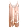 thumbnail image 5 of LOVZFMLL Mode Femmes Imprimé Poches Bretelles Pantalon Décontracté Combinaison Courte Rose TTG, 5 of 5