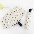 thumbnail image 6 of Fully Automatic Folding Polka Dot Umbrella UV Sun Protection Sun Umbrella Parasol Vinyl Simple Rain Dual-purpose Umbrella, 6 of 10